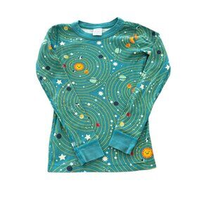 Hanna Andersson Organic Solar System Pajama Top Size 130